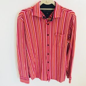 SOLD!Tommy Hilfiger Men Multicolor Dress Shirt
